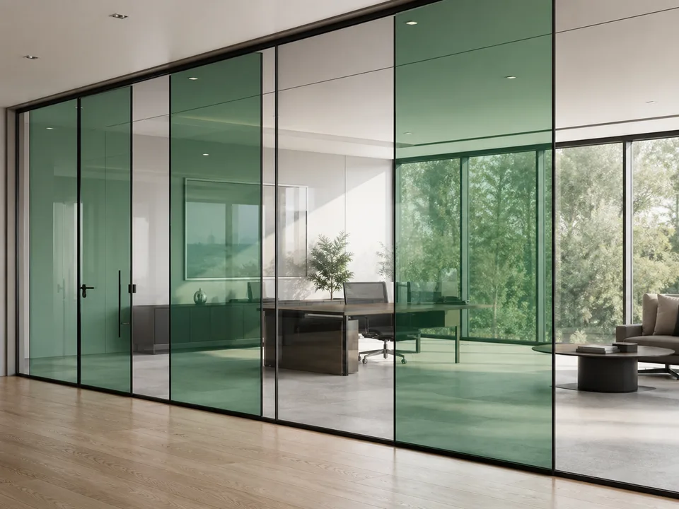 Musterdarstellung: Transparent farbig: Grün